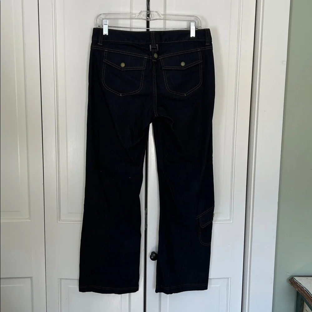 Athleta Women's dark blue stretch Jeans size 6. - Picture 3 of 7